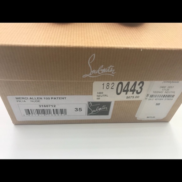 Christian Louboutin MERCI ALLEN 100 Patent Leather - Picture 6 of 6